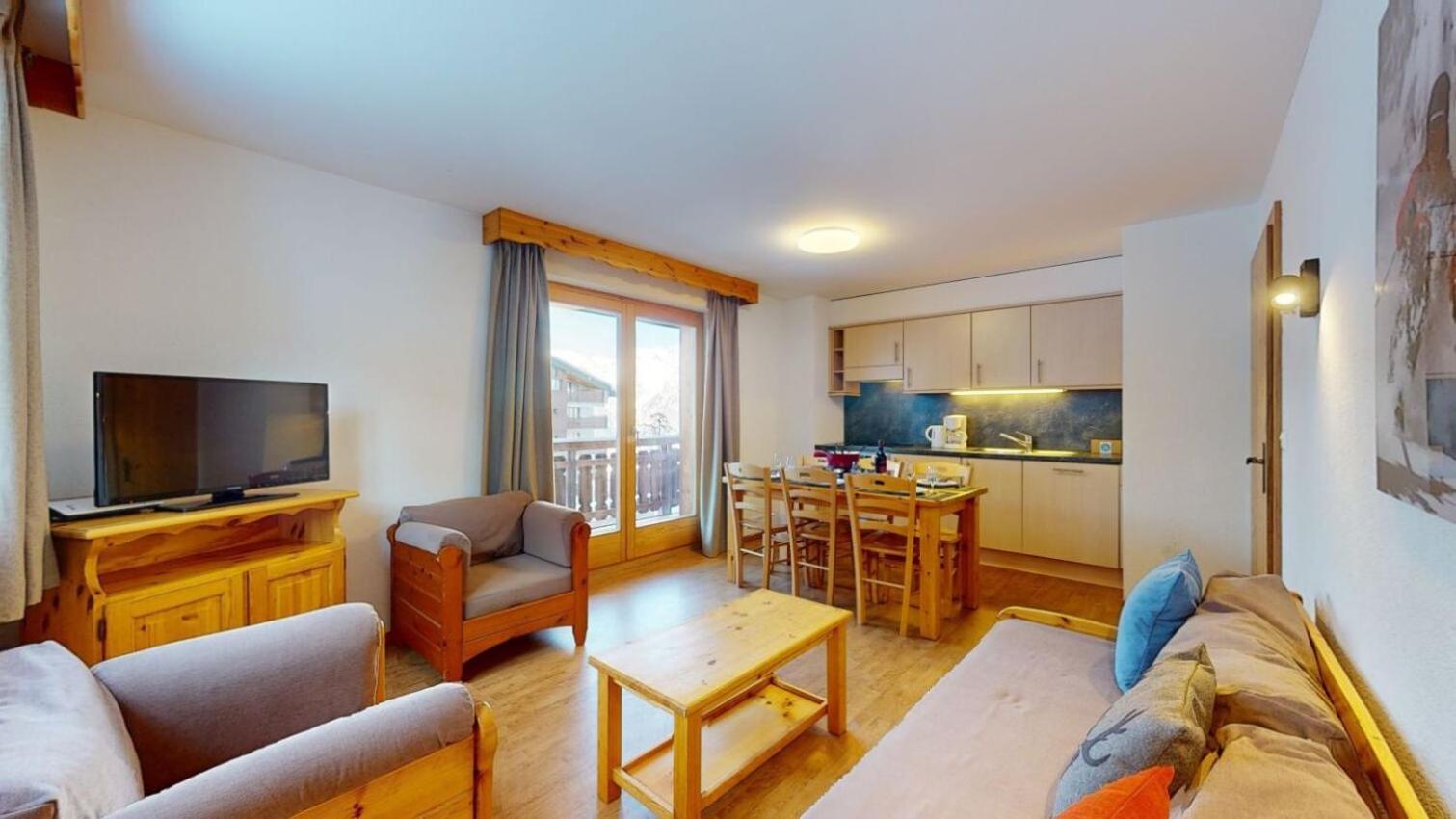 Pracondu Outdoor & Fun Appartement 2 Chambres Superieur Avec Balcon Nendaz Dış mekan fotoğraf